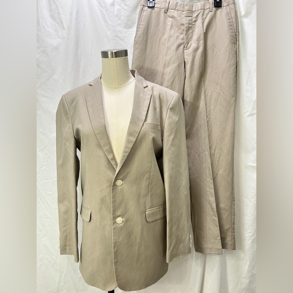 Izod Light Brown Blazer with Brown Lining
